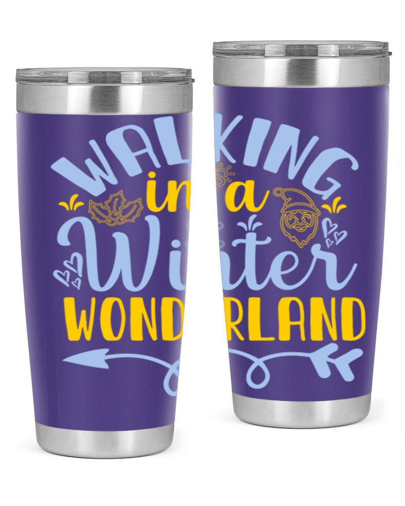 Walking in a winter wonderland440#- winter- Tumbler