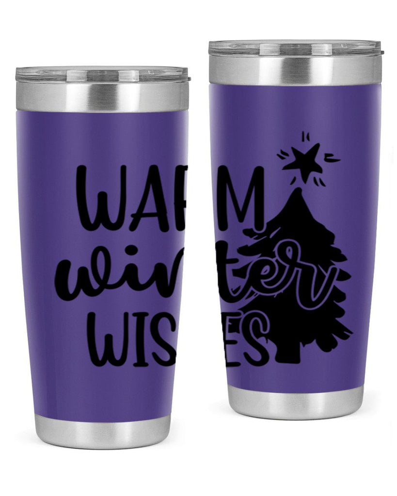 Warm Winter Wishes 451#- winter- Tumbler