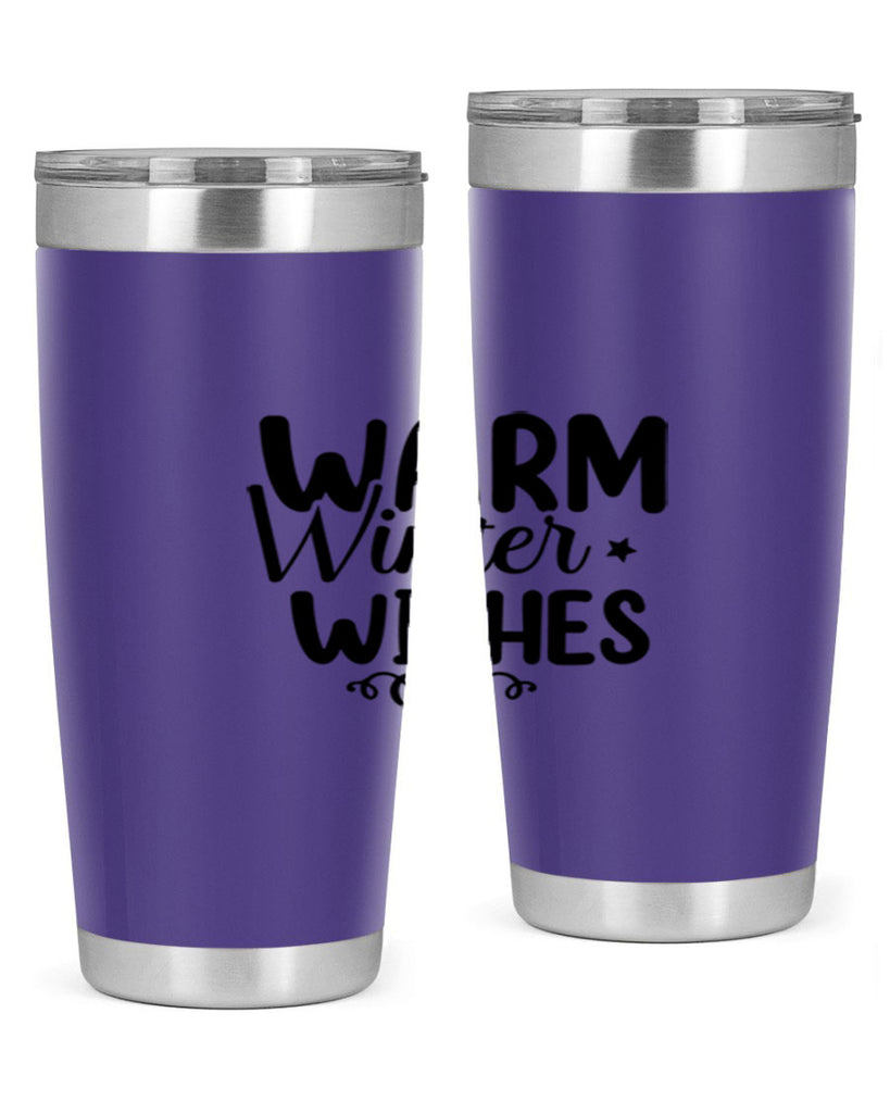 Warm Winter Wishes 453#- winter- Tumbler