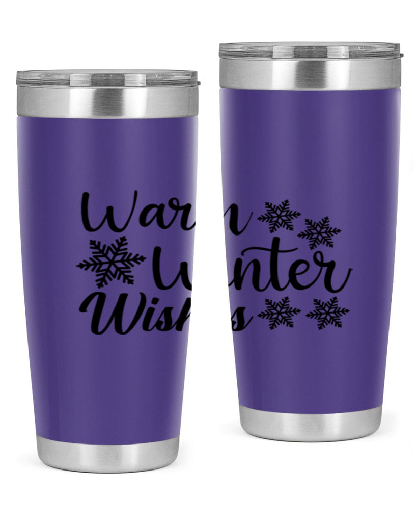 Warm Winter Wishes 466#- winter- Tumbler