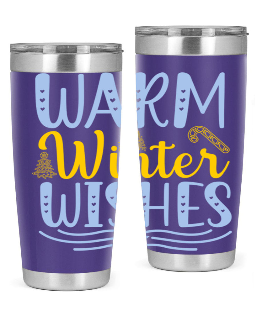 Warm winter wishes 449#- winter- Tumbler