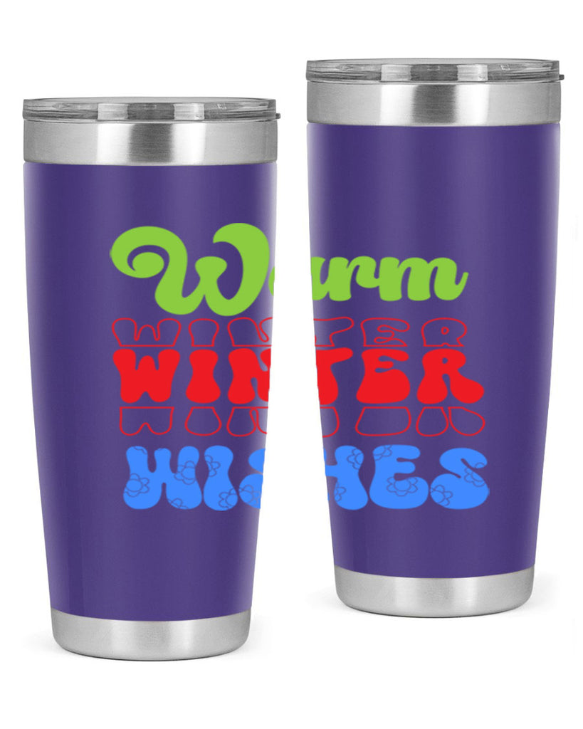 Warm winter wishes 458#- winter- Tumbler