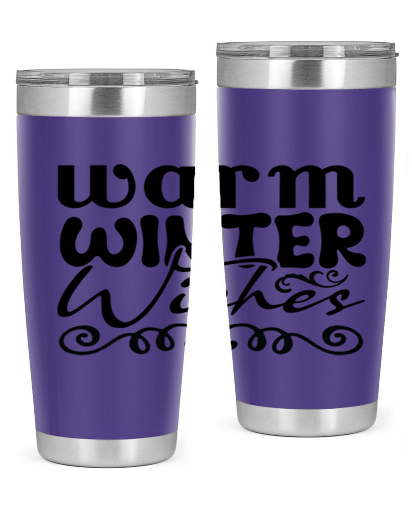 Warm winter wishes 461#- winter- Tumbler