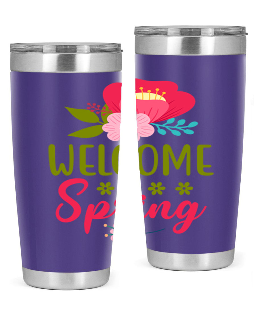 Welcome Spring 582#- spring- Tumbler
