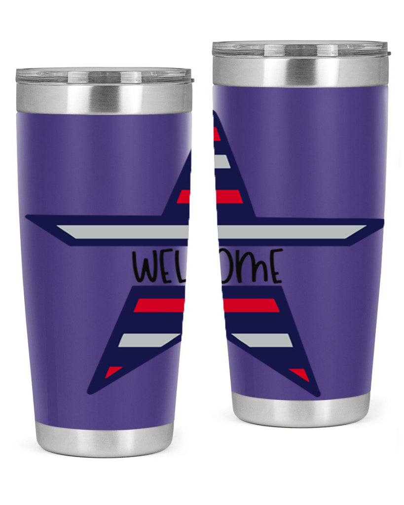 Welcome Style 186#- Fourt Of July- Tumbler