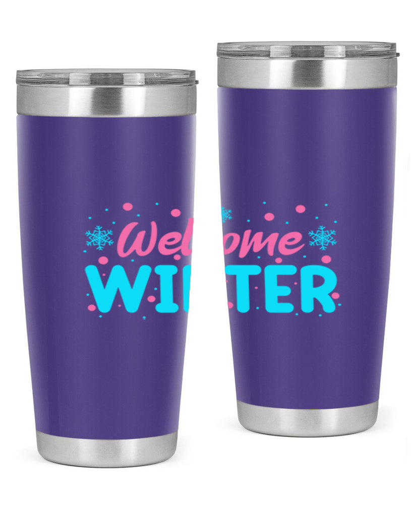 Welcome Winter 479#- winter- Tumbler