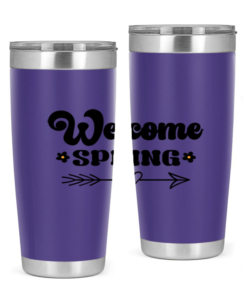Welcome spring  596#- spring- Tumbler