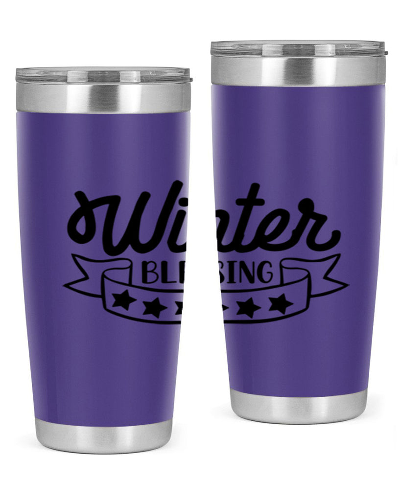 Winter Blessing 485#- winter- Tumbler