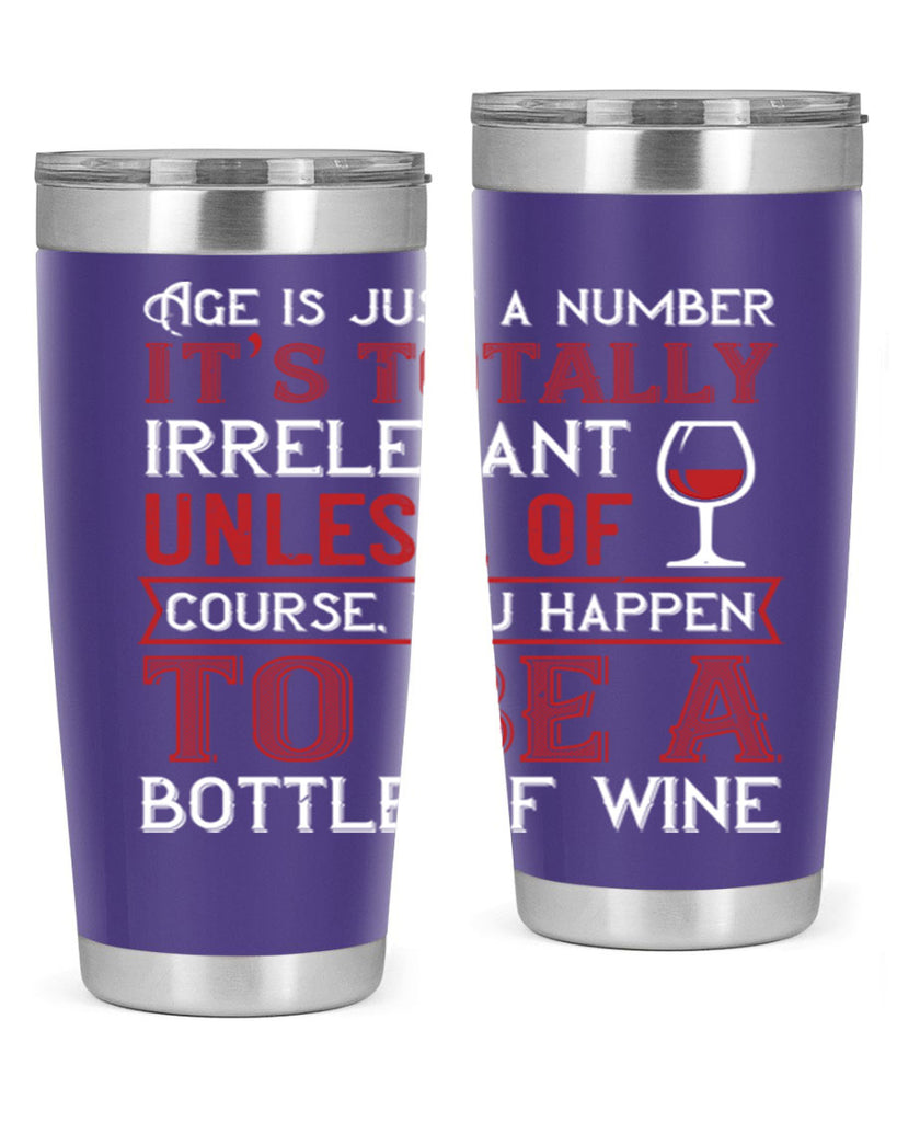 age is just a number its totaly 92#- wine- Tumbler