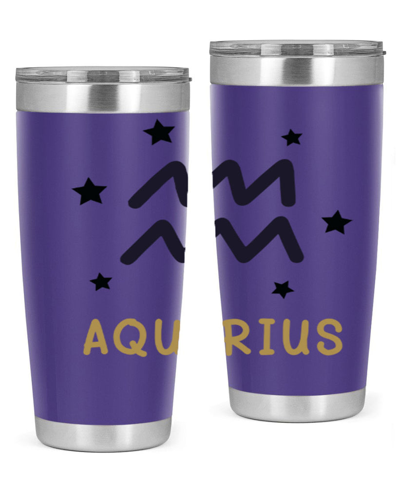 aquarius 83#- zodiac- Tumbler