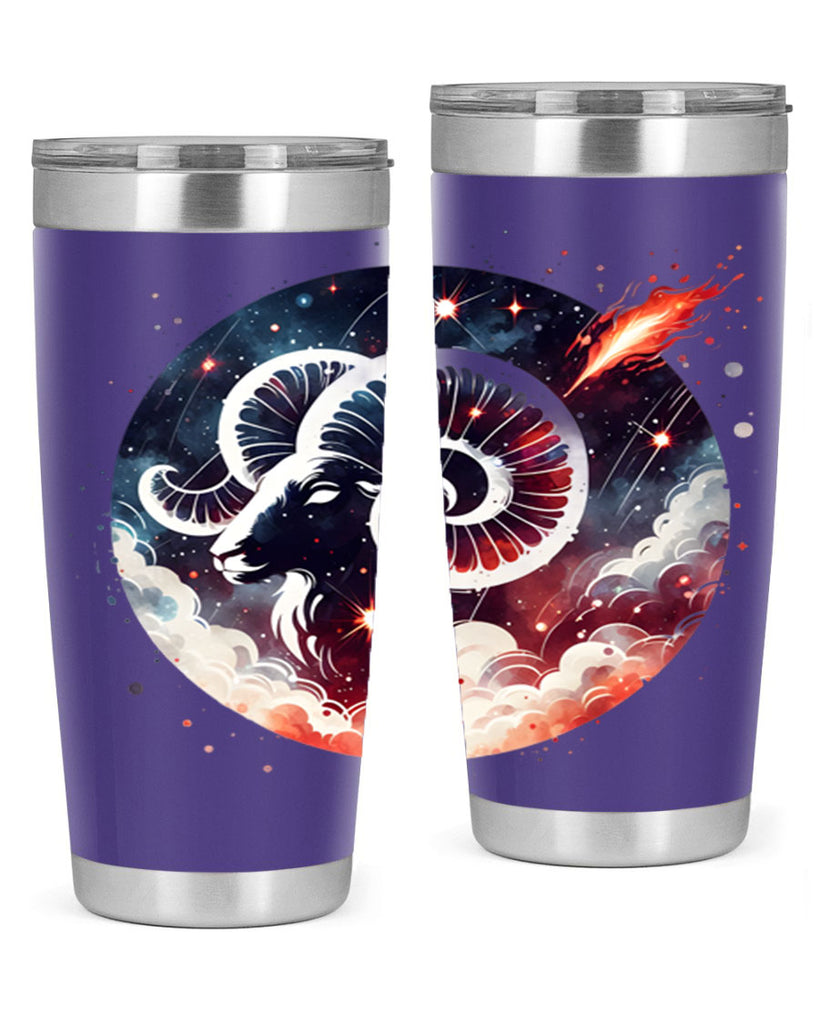 aries 140#- zodiac- Tumbler