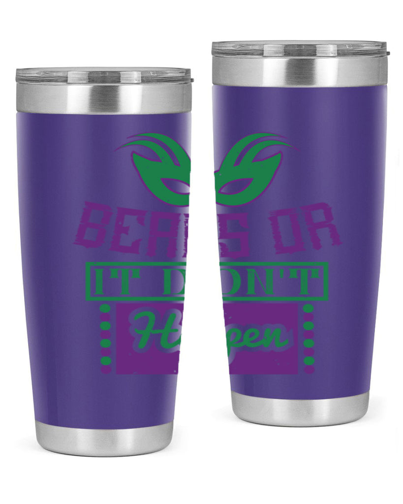 beads or it didnt happen 27#- mardi gras- Tumbler