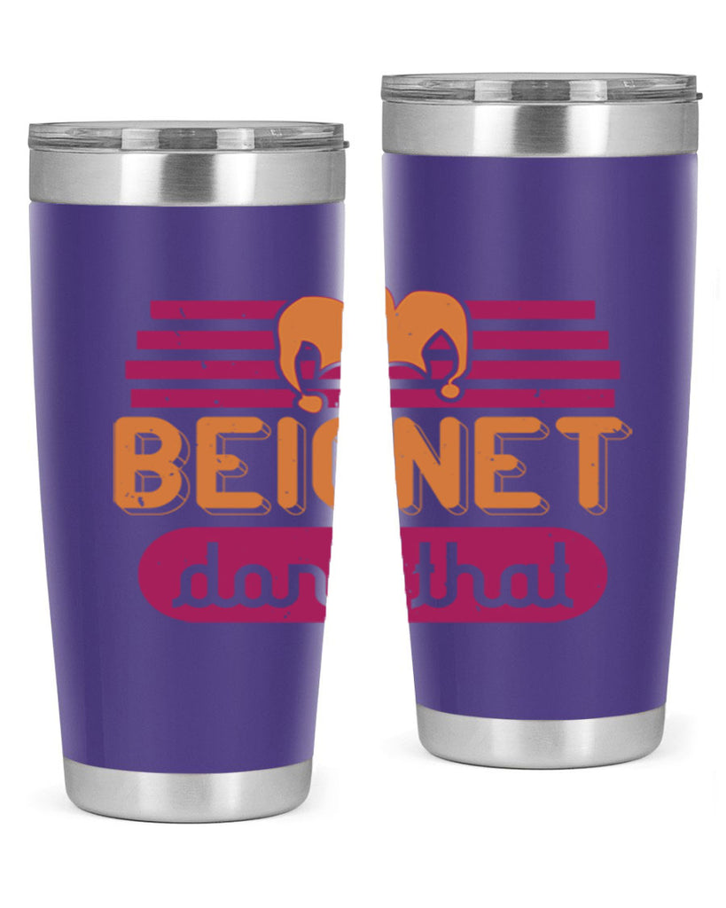 beignet done that 26#- mardi gras- Tumbler