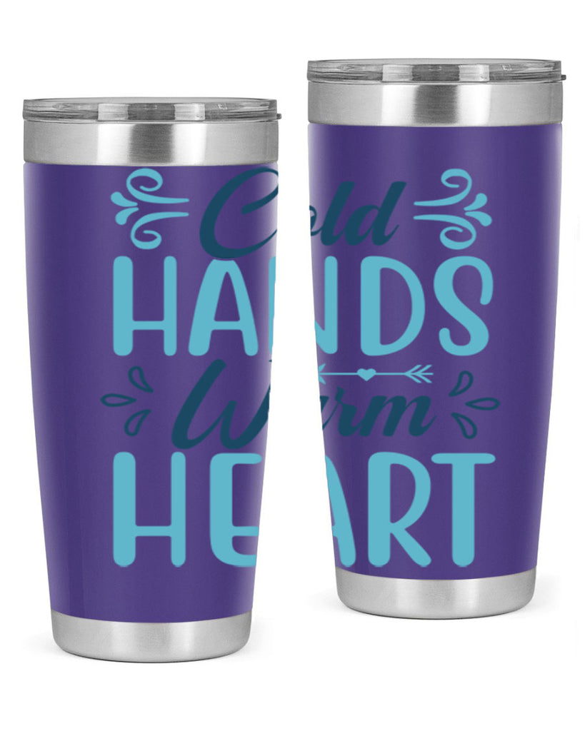 cold hands warm heart 50#- winter- Tumbler