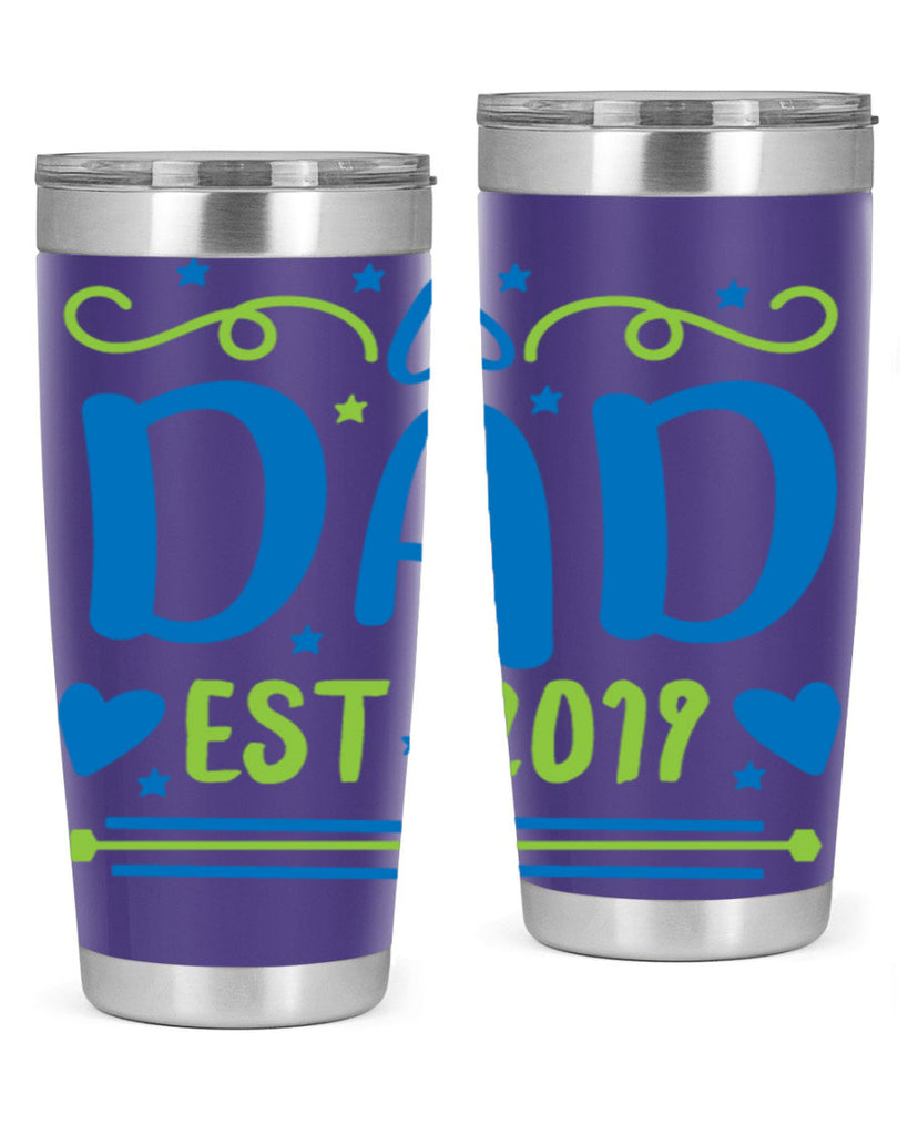 dad est 99#- fathers day- Tumbler