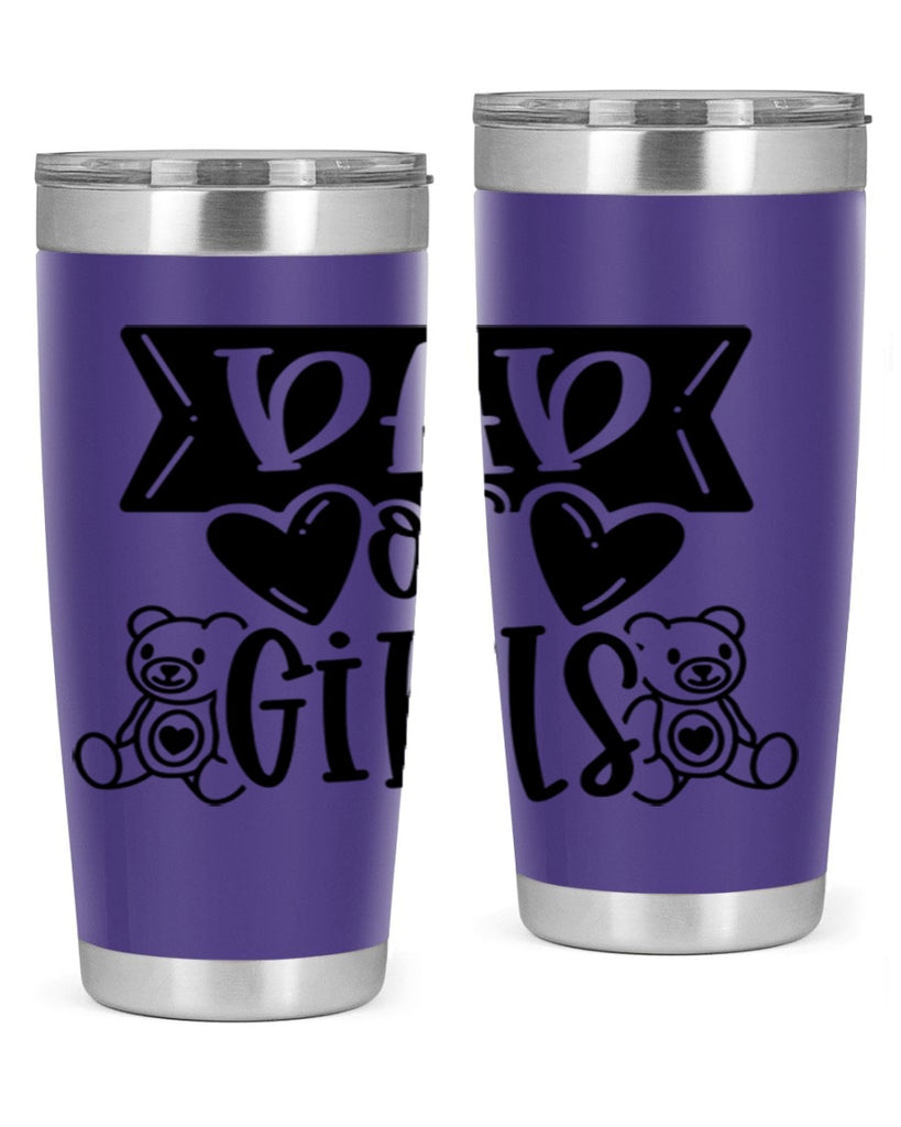 dad of girls 60#- fathers day- Tumbler