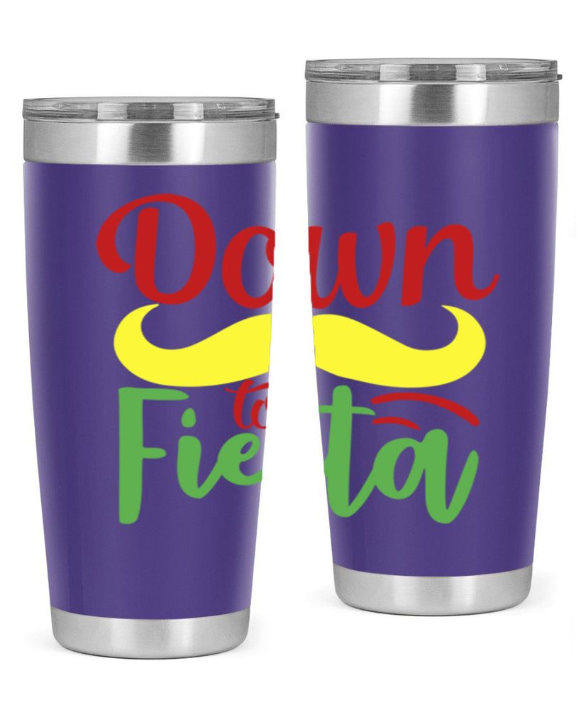 down to fiesta 3#- cinco de mayo- Tumbler