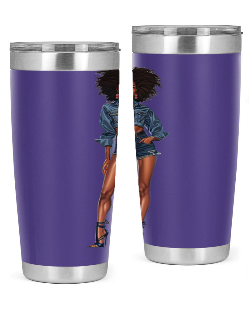 fashion girl in indigo 26#- fashion- Cotton Tank