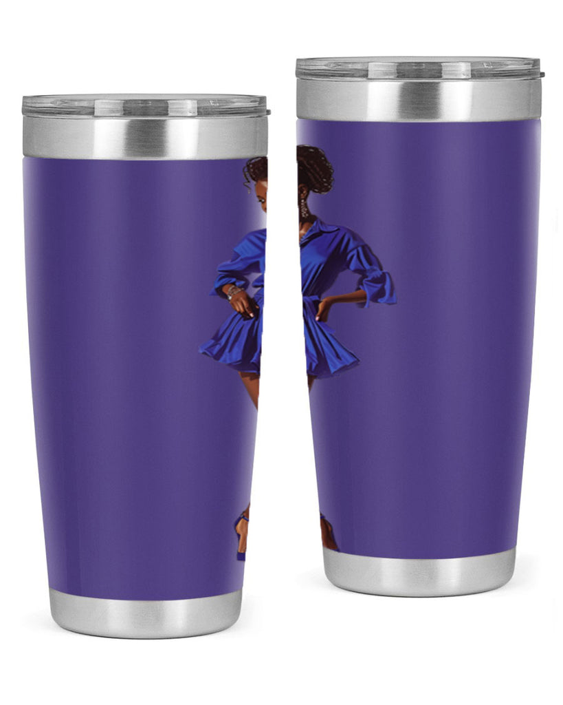 fashion girl in indigo 35#- fashion- Cotton Tank