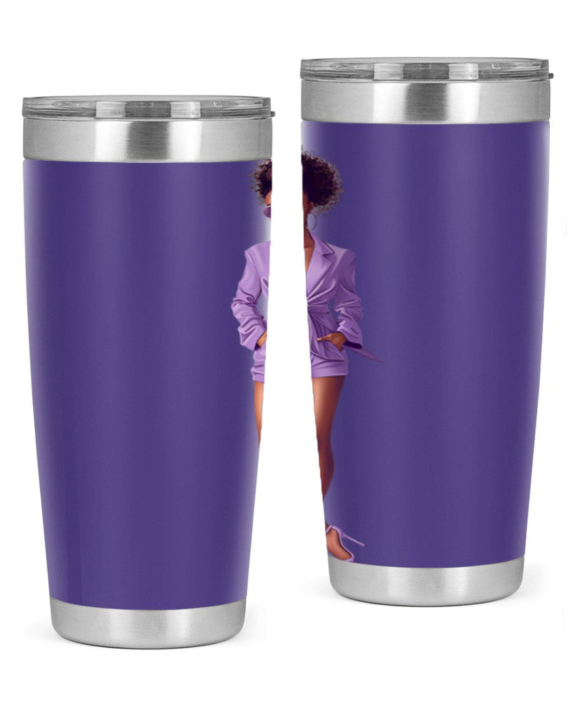 fashion girl in lavender 63#- fashion- Cotton Tank