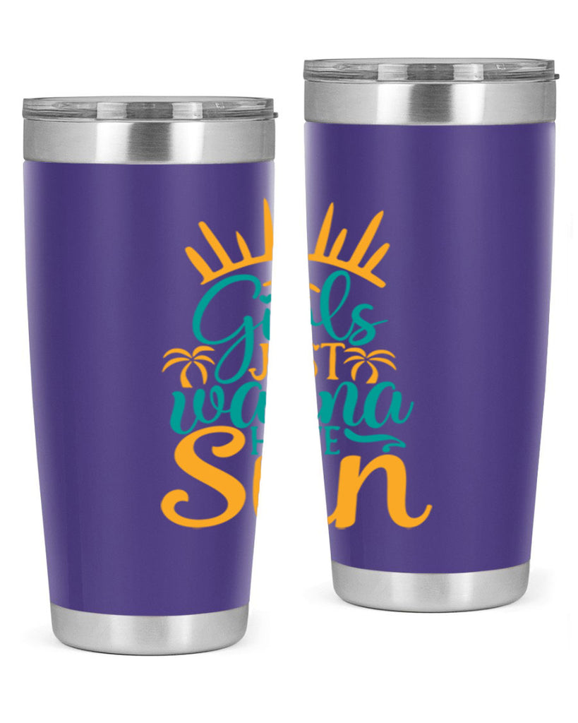 girls just wanna have sun Style 102#- summer- Tumbler