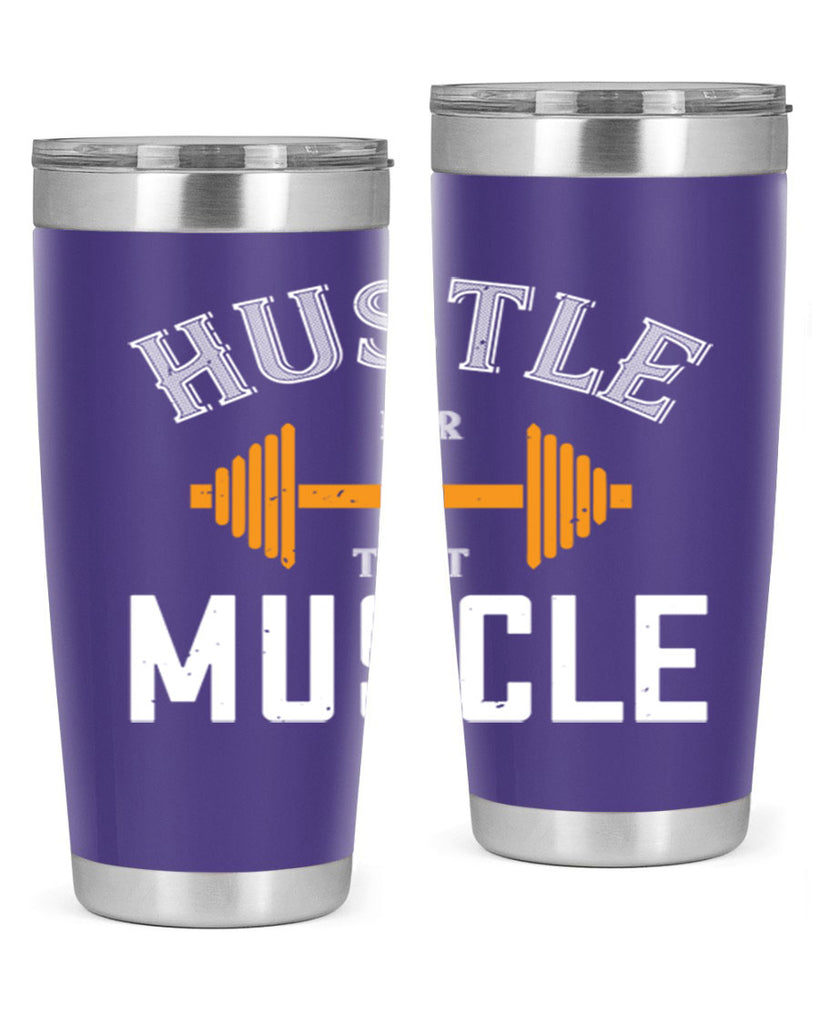 hustel for that muscle 92#- gym- Tumbler