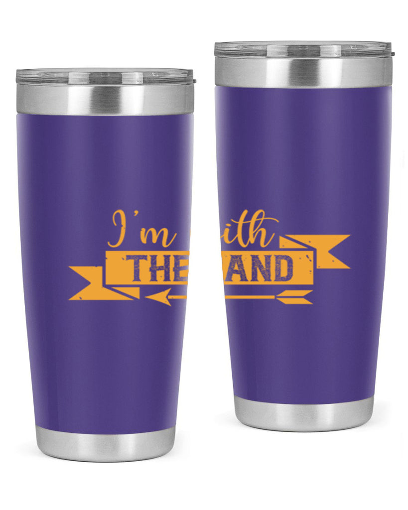 i’m with the band 58#- mardi gras- Tumbler