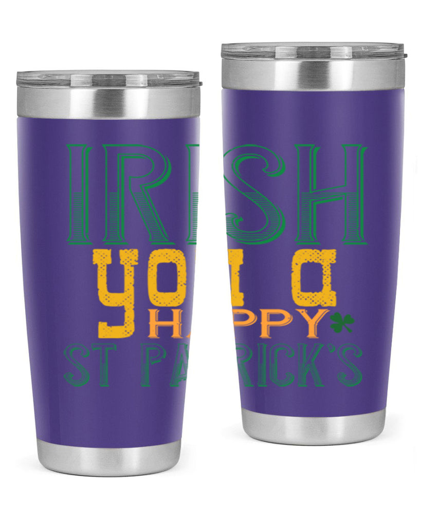 irish you a happy st patrick’s Style 132#- St Patricks Day- Tumbler
