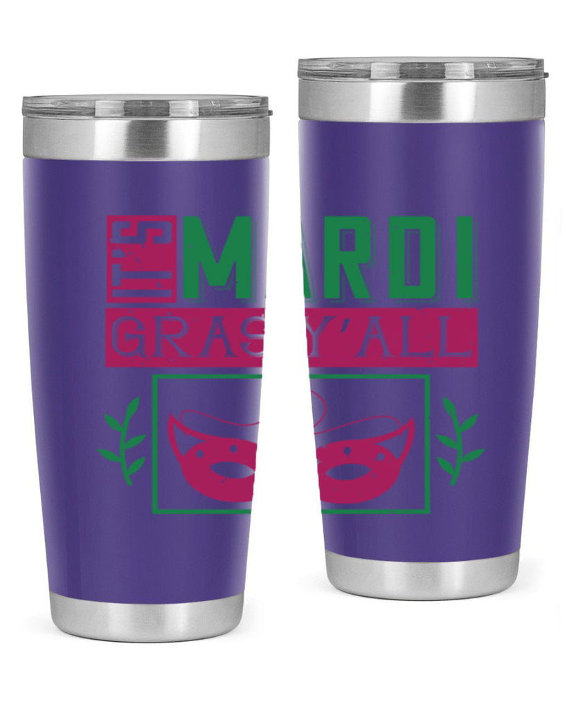 it’s mardi gras y’all 60#- mardi gras- Tumbler
