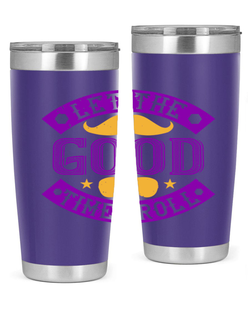 let the good times roll 52#- mardi gras- Tumbler