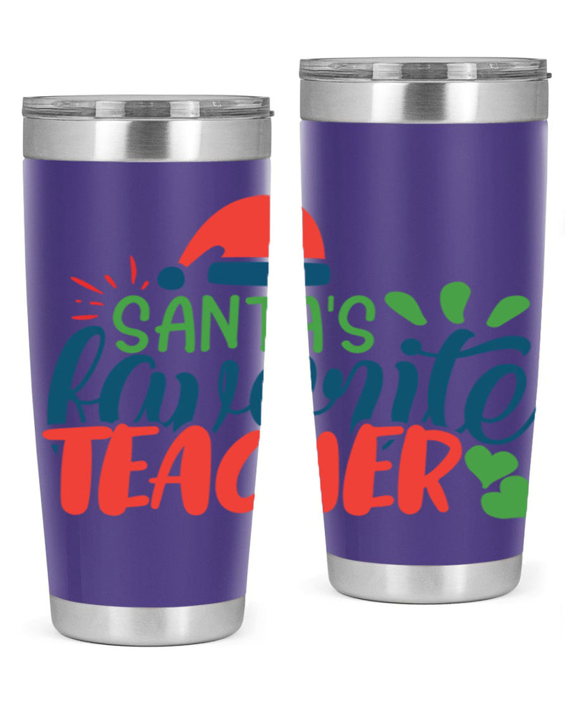 santas favorite teacher Style 151#- teacher- tumbler