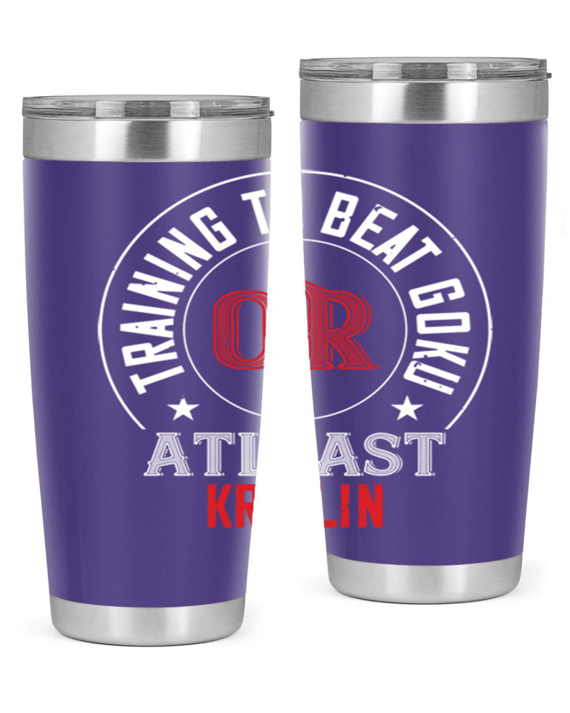 training to beat goku or atleast krillin 60#- gym- Tumbler