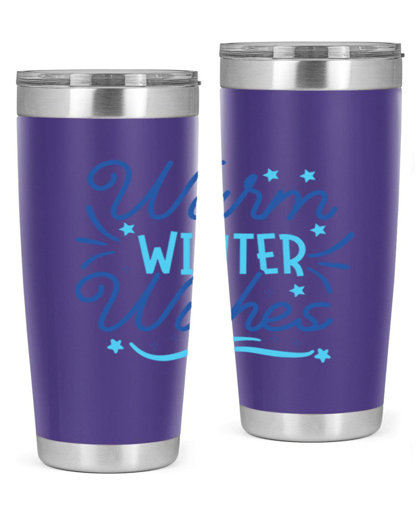 warm winter wishes 457#- winter- Tumbler