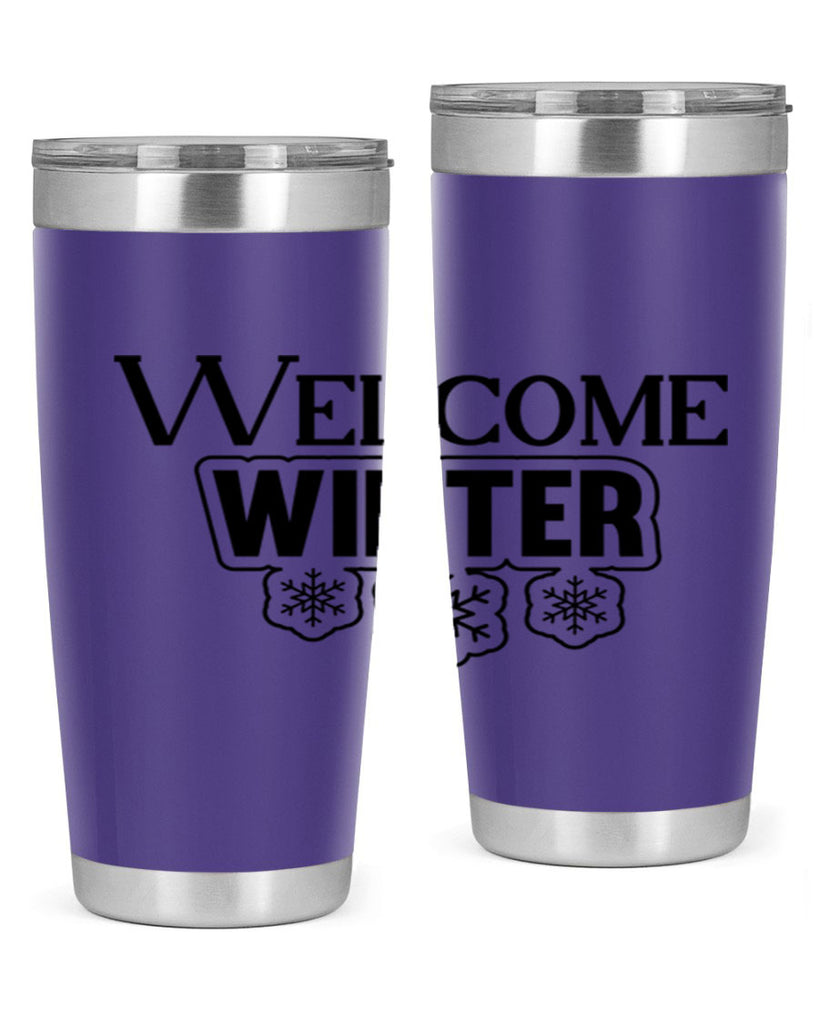 welcome winter 474#- winter- Tumbler