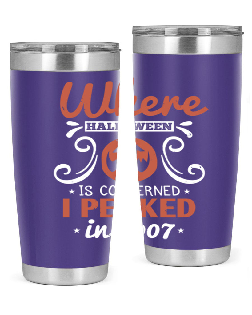 where halloween is 122#- halloween- Tumbler
