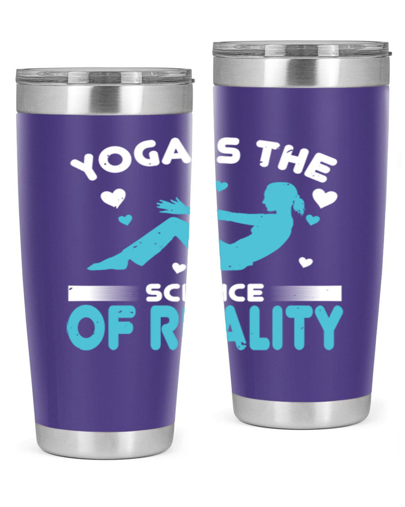 yoga is the science of reality 16#- yoga- Tumbler