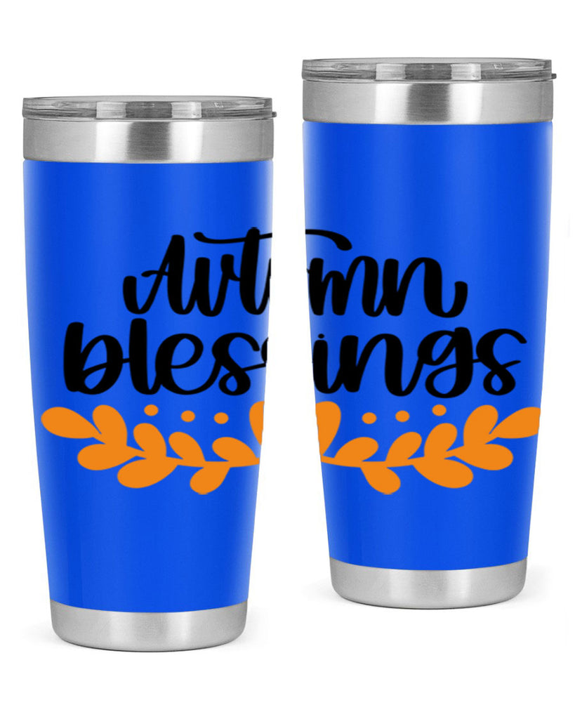 Autumn Blessings 472#- fall- Tumbler