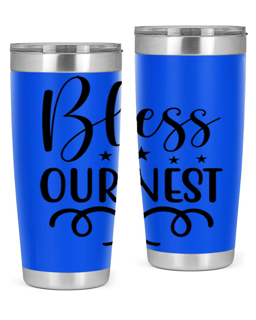 Bless Our Nest 50#- spring- Tumbler