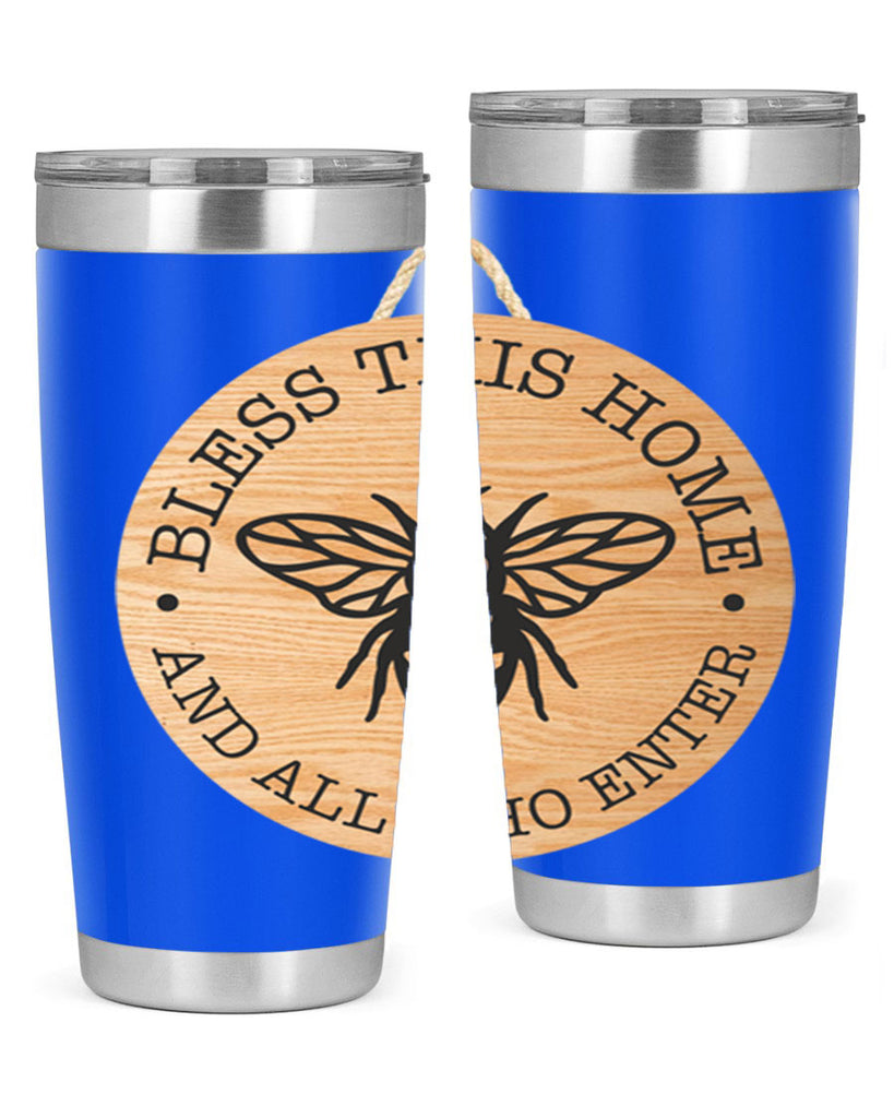 Bless this Home Bee Mockup58#- spring- Tumbler
