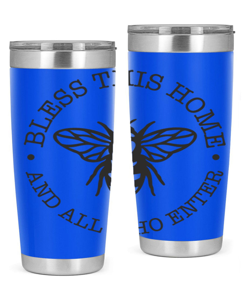 Bless this Home Bee59#- spring- Tumbler