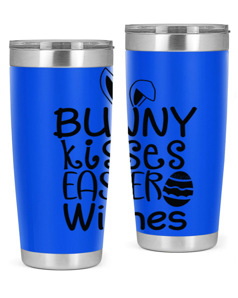 Bunny kisses easter wishes  94#- spring- Tumbler