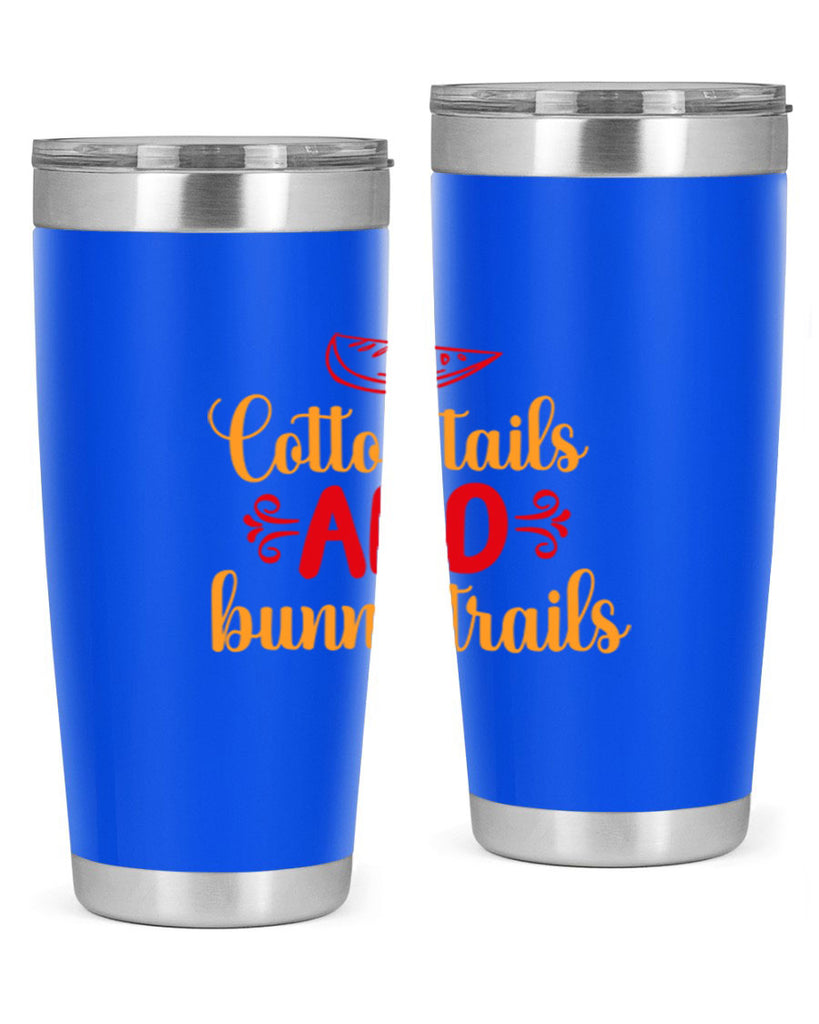 Cotton tails and bunny trails 111#- spring- Tumbler