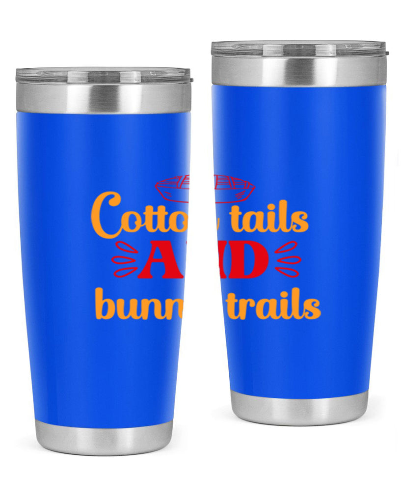 Cotton tails and bunny trails 112#- spring- Tumbler