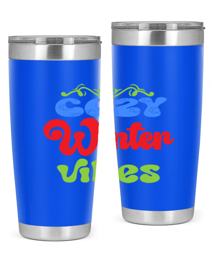 Cozy winter vibes 75#- winter- Tumbler