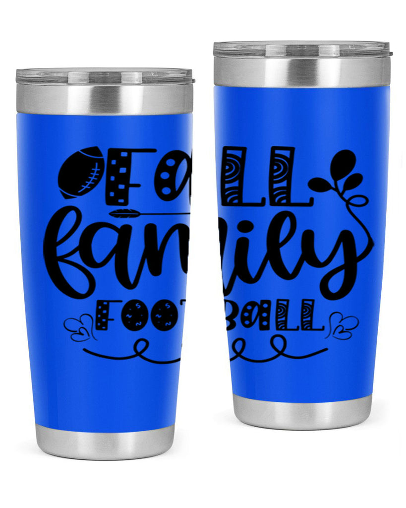 Fall Family Football 99#- fall- Tumbler