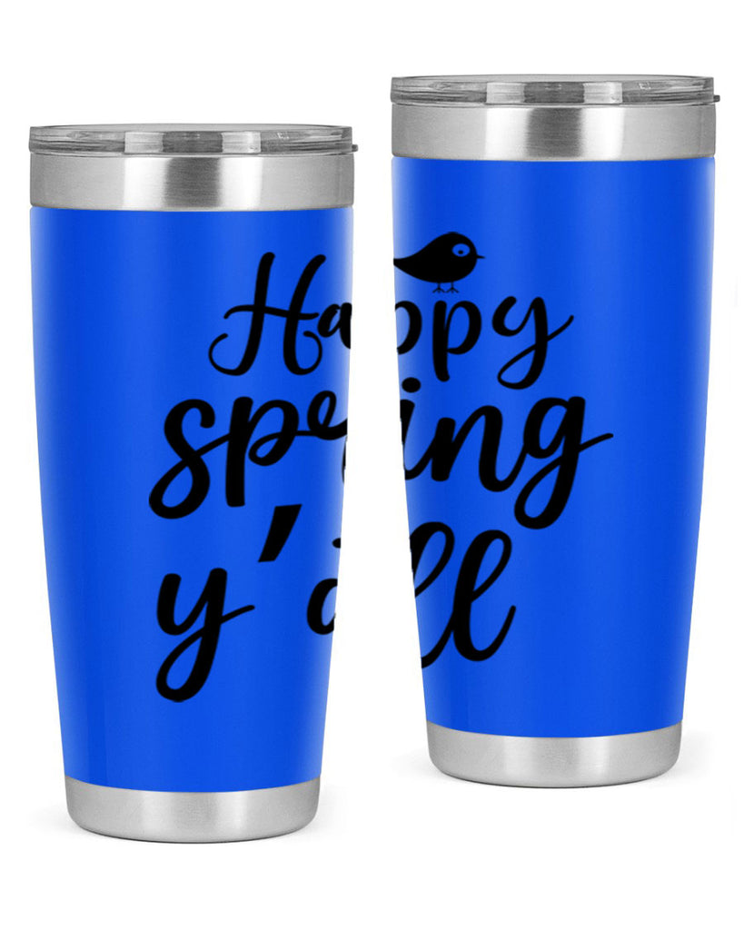 Happy Spring Y'all 167#- spring- Tumbler