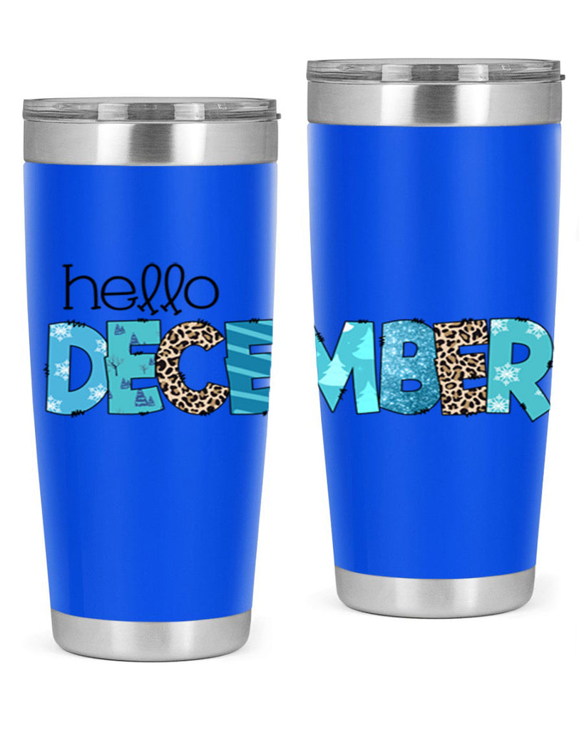 Hello December 187#- winter- Tumbler
