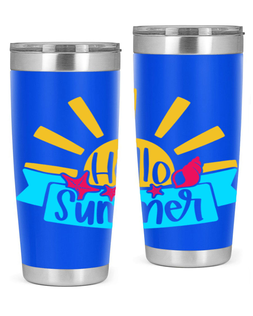 Hello Summer Style 38#- summer- Tumbler