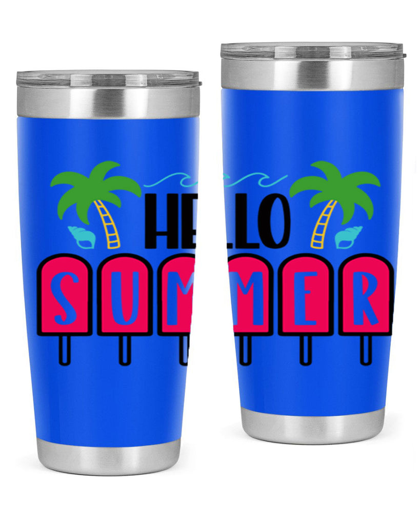 Hello Summer Style 39#- summer- Tumbler