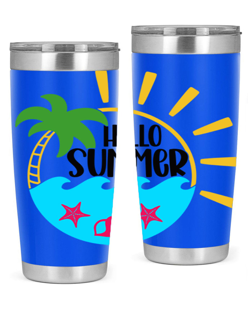 Hello Summer Style 40#- summer- Tumbler